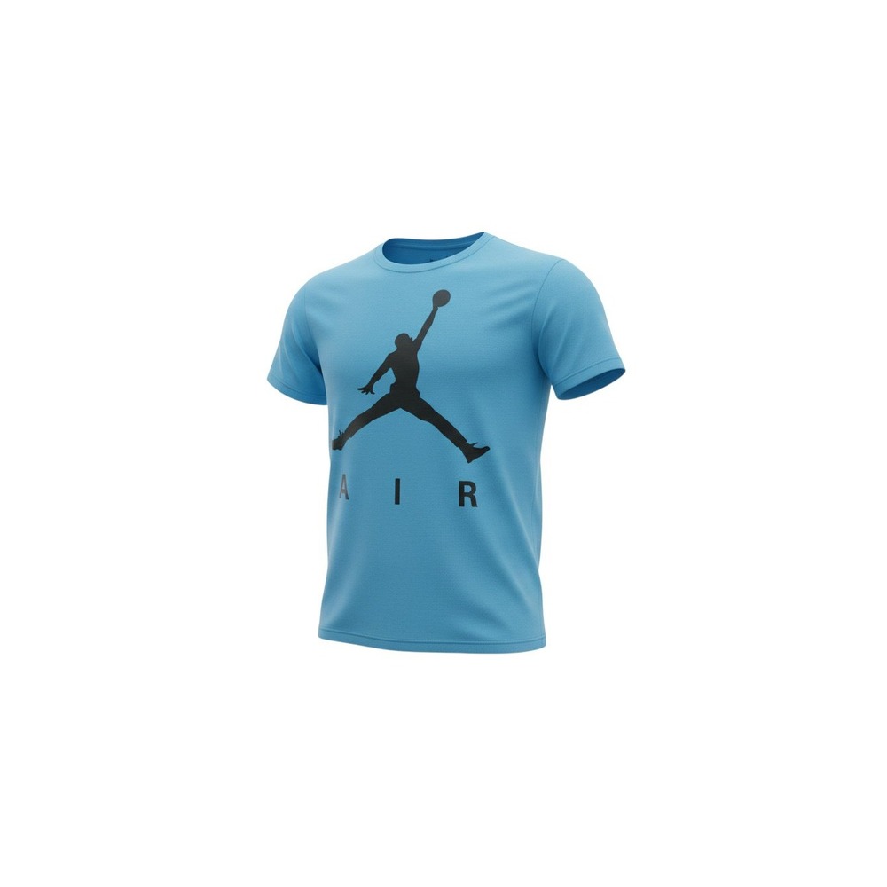 Jordan T-Shirt Boys Large Blue Jumpman Air Graphic Short Sleeve Tee